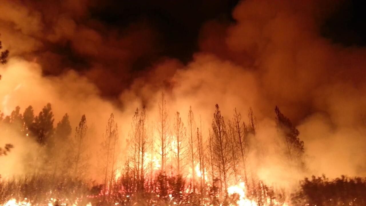 Wildfires in California compressor 1